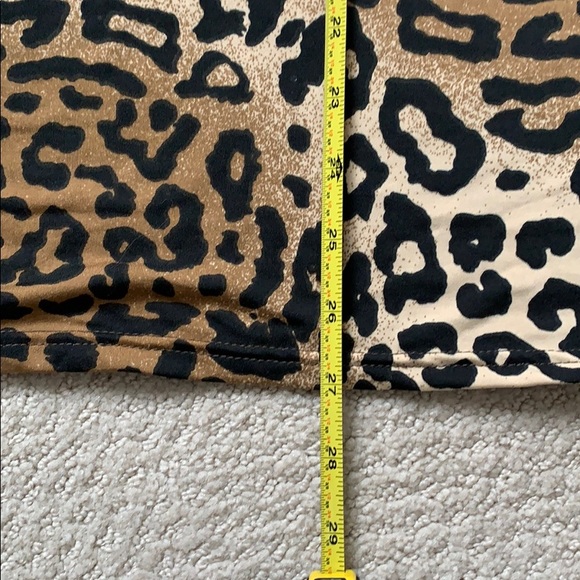 NEW LOVE leopard nightie, bathing suit cover MED - Picture 9 of 12